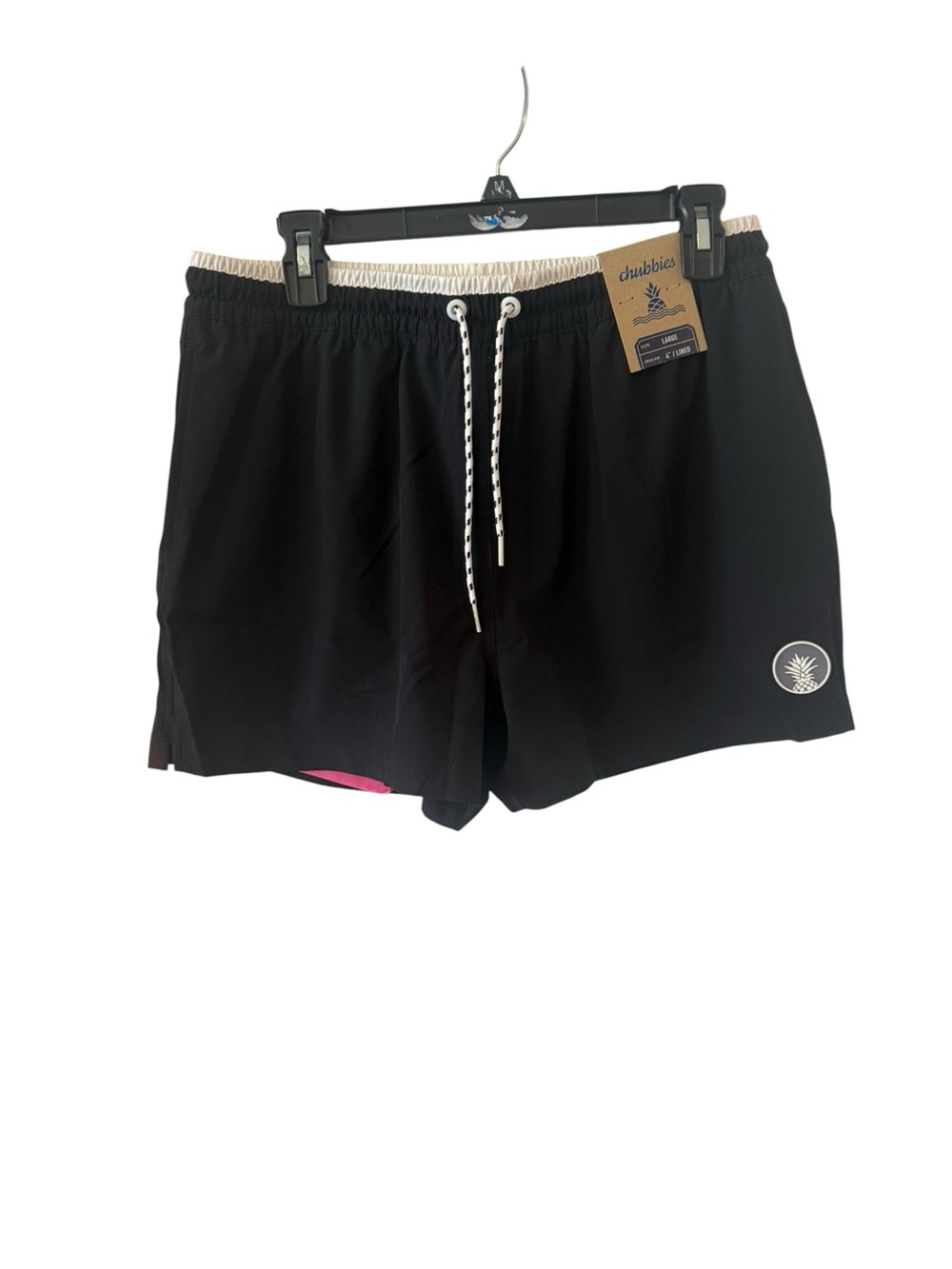 Clubbics Women's Black Drawstring Swim Shorts